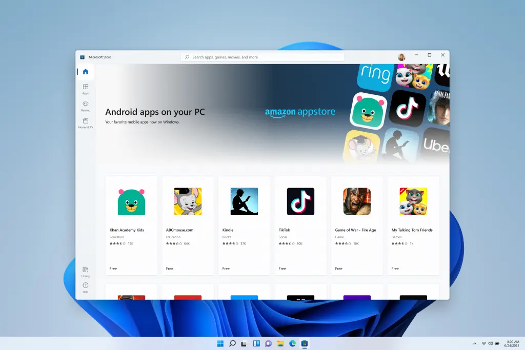 Android Apps on Windows